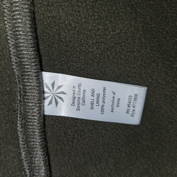 Athleta Fleece Peacoat - Picture 4 of 4
